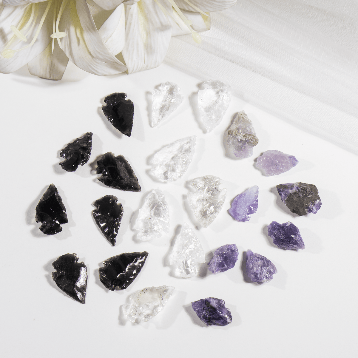 Gemstone Arrowheads for DIY Project Craft Point Jewelry Making  DestGlow