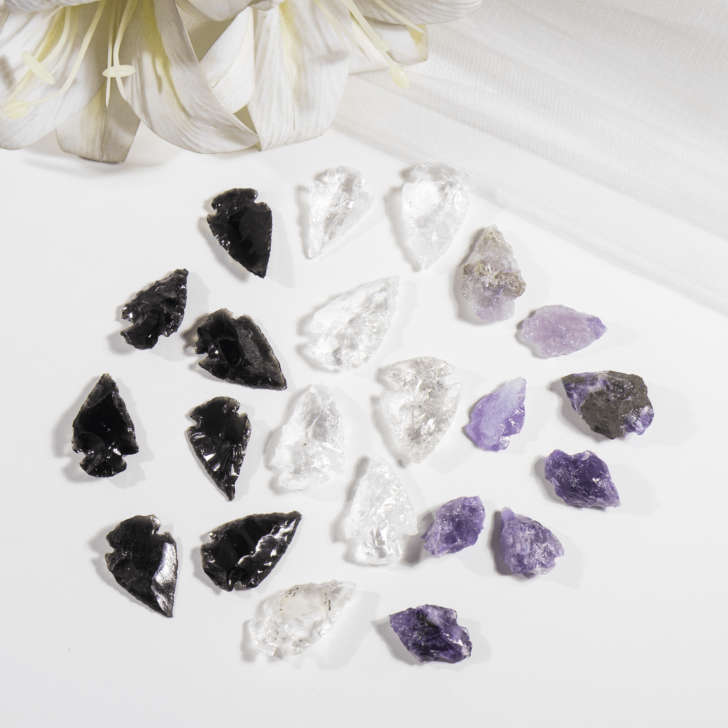 Gemstone Arrowheads for DIY Project Craft Point Jewelry Making  DestGlow