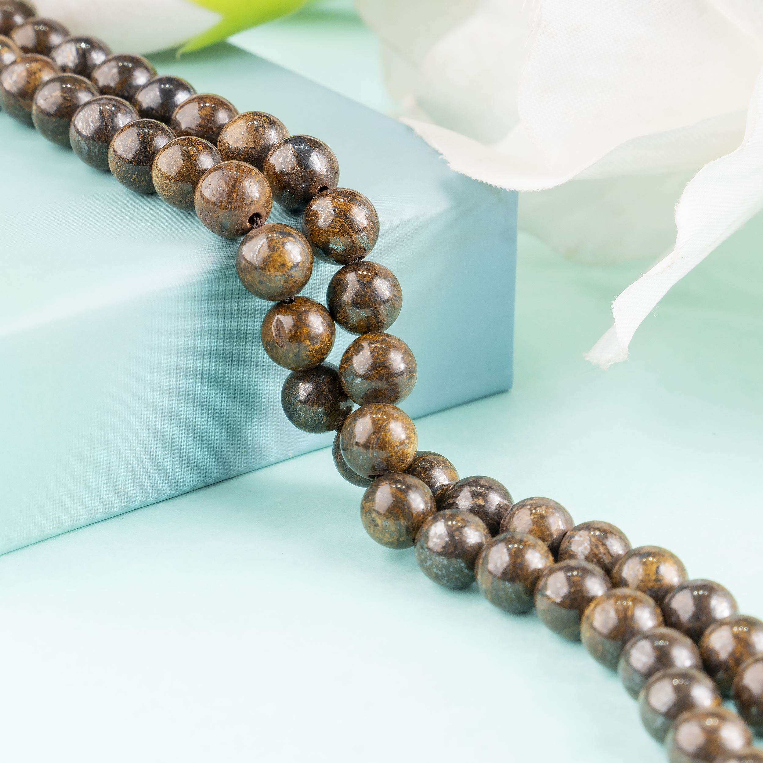 Bronzite Beads, Natural Round Crystal Beads 4mm to 12mm