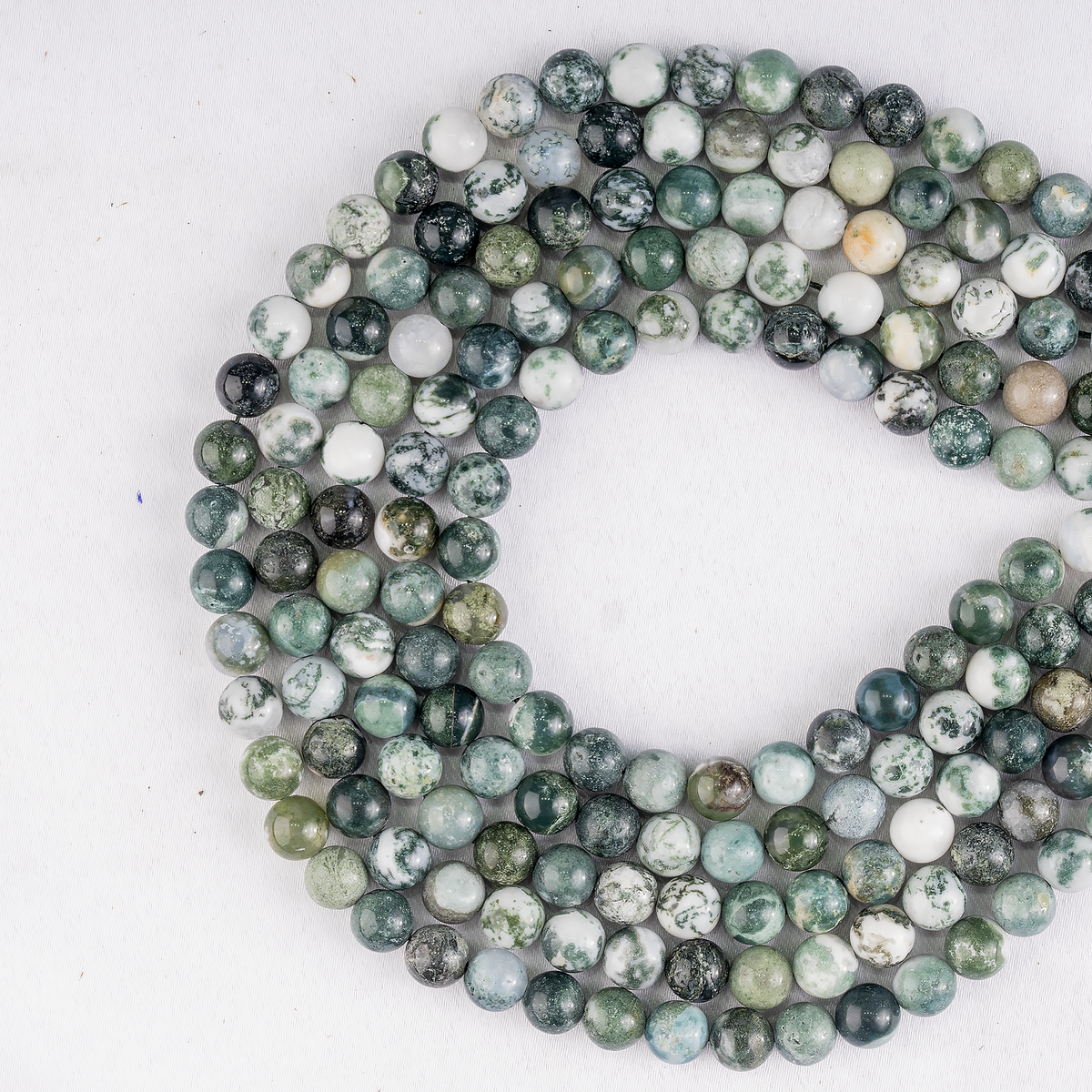 Tree Agate Beads, Natural Round Crystal Beads 4mm to 12mm  DestGlow