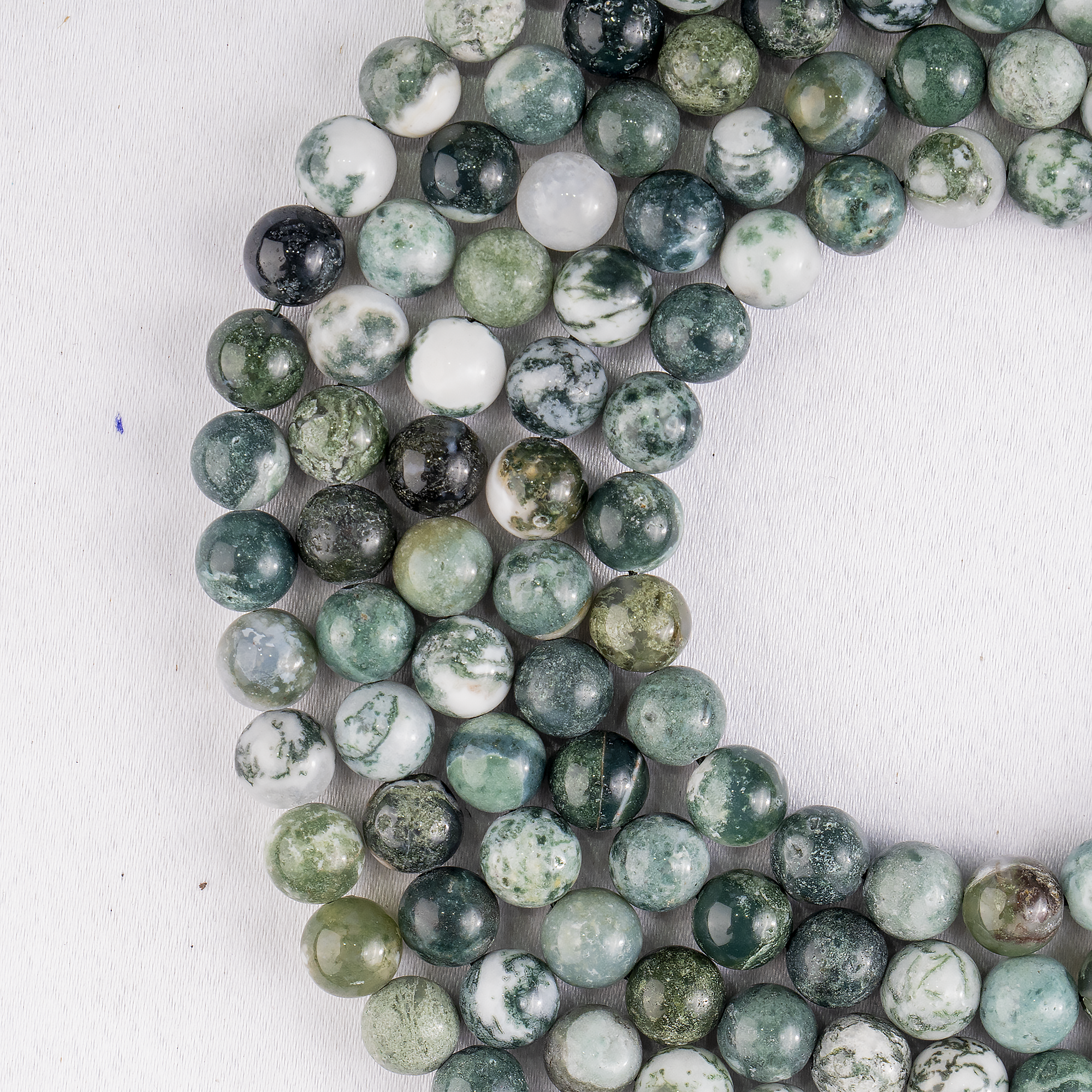 Tree Agate Beads, Natural Round Crystal Beads 4mm to 12mm  DestGlow