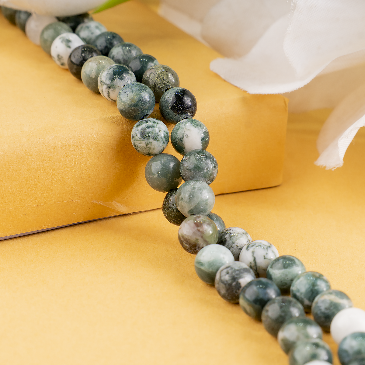 Tree Agate Beads, Natural Round Crystal Beads 4mm to 12mm  DestGlow