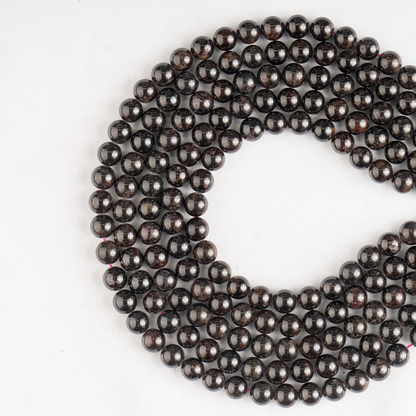 Garnet Beads, Natural Round Crystal Beads 4mm to 12mm  DestGlow