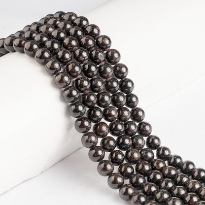 Garnet Beads, Natural Round Crystal Beads 4mm to 12mm  DestGlow