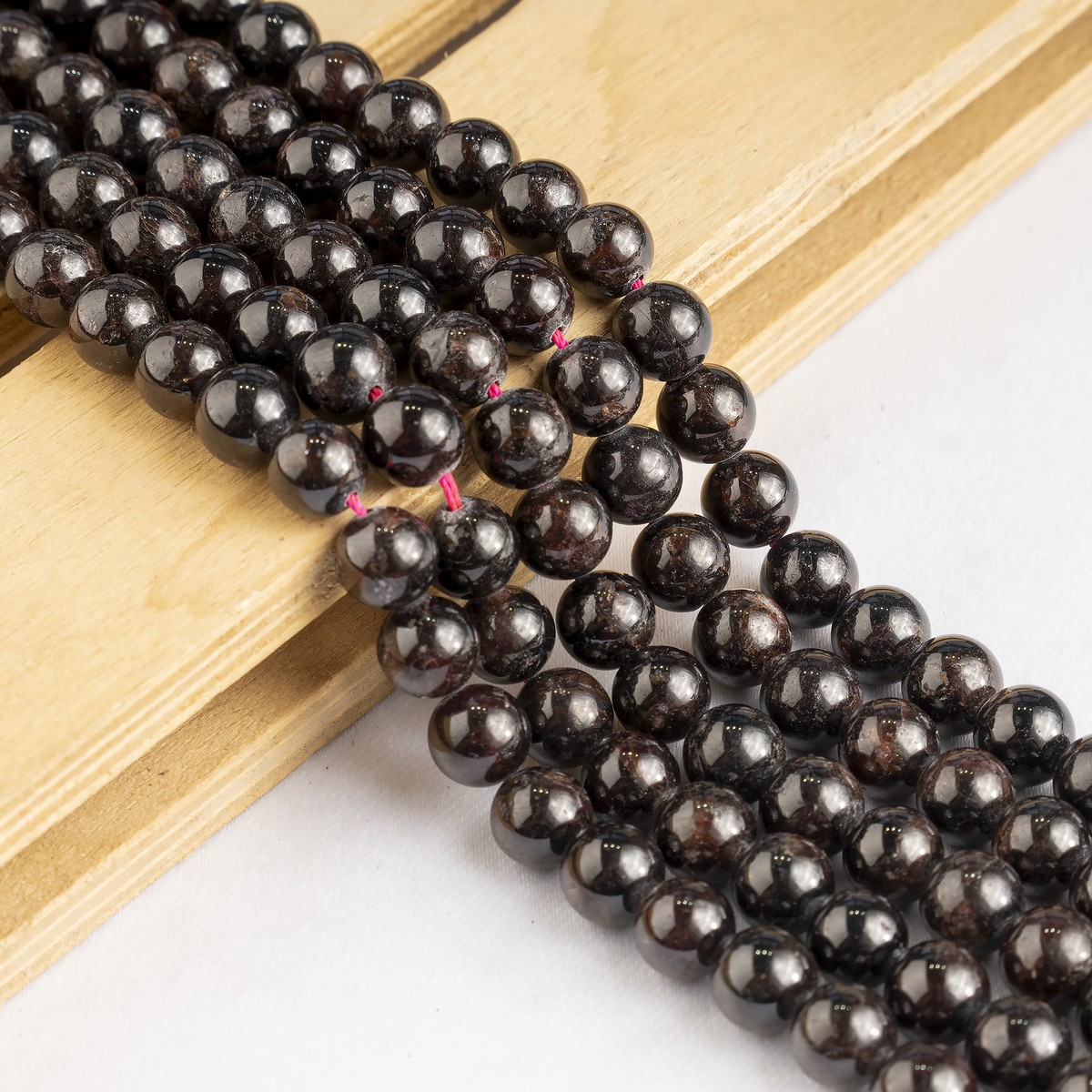 Garnet Beads, Natural Round Crystal Beads 4mm to 12mm  DestGlow