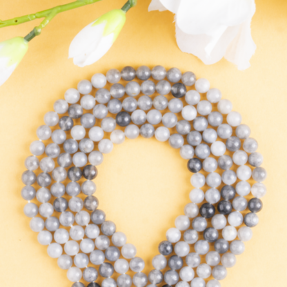 Cloudy Quartz Beads, Natural Round Crystal Beads 6mm to 10mm  DestGlow