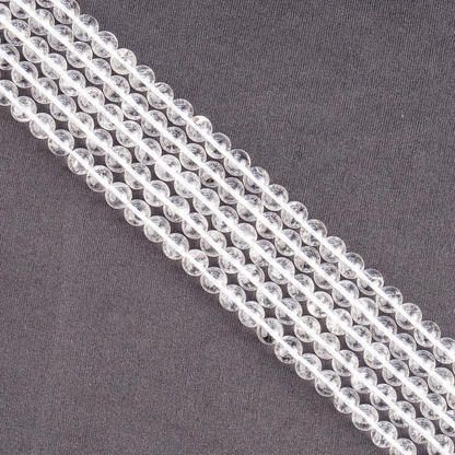 Crystal Quartz Beads, Natural Round Crystal Beads 4mm to 16mm.  DestGlow