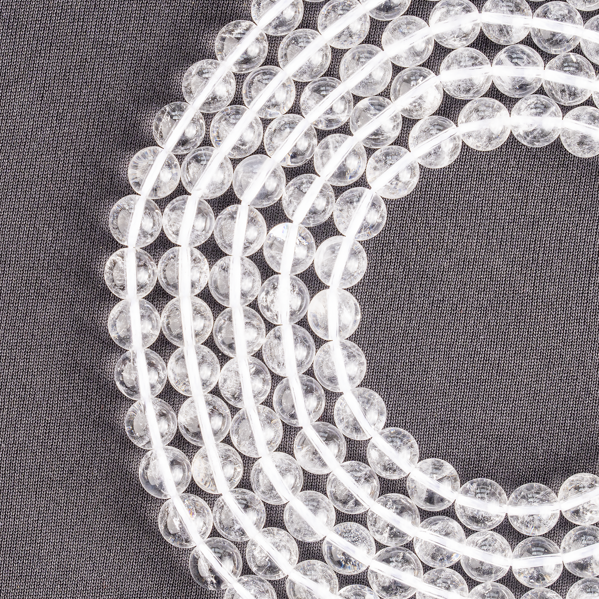 Crystal Quartz Beads, Natural Round Crystal Beads 4mm to 16mm.  DestGlow