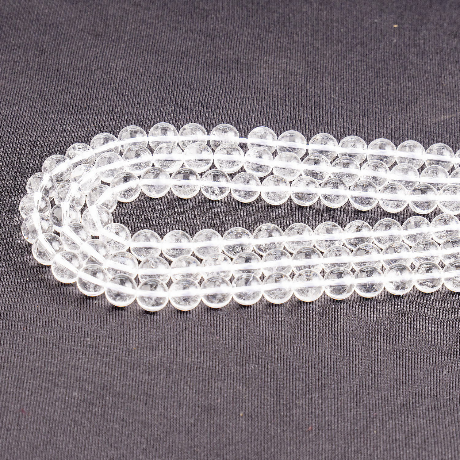 Crystal Quartz Beads, Natural Round Crystal Beads 4mm to 16mm.  DestGlow