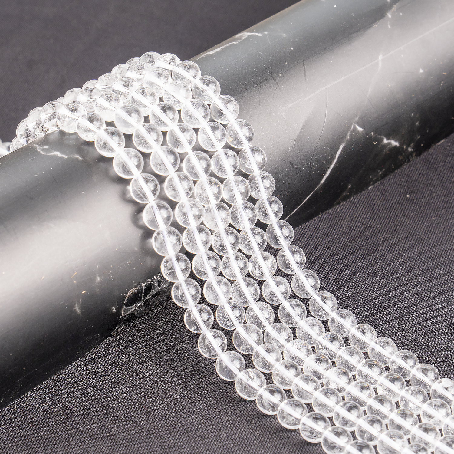 Crystal Quartz Beads, Natural Round Crystal Beads 4mm to 16mm.  DestGlow