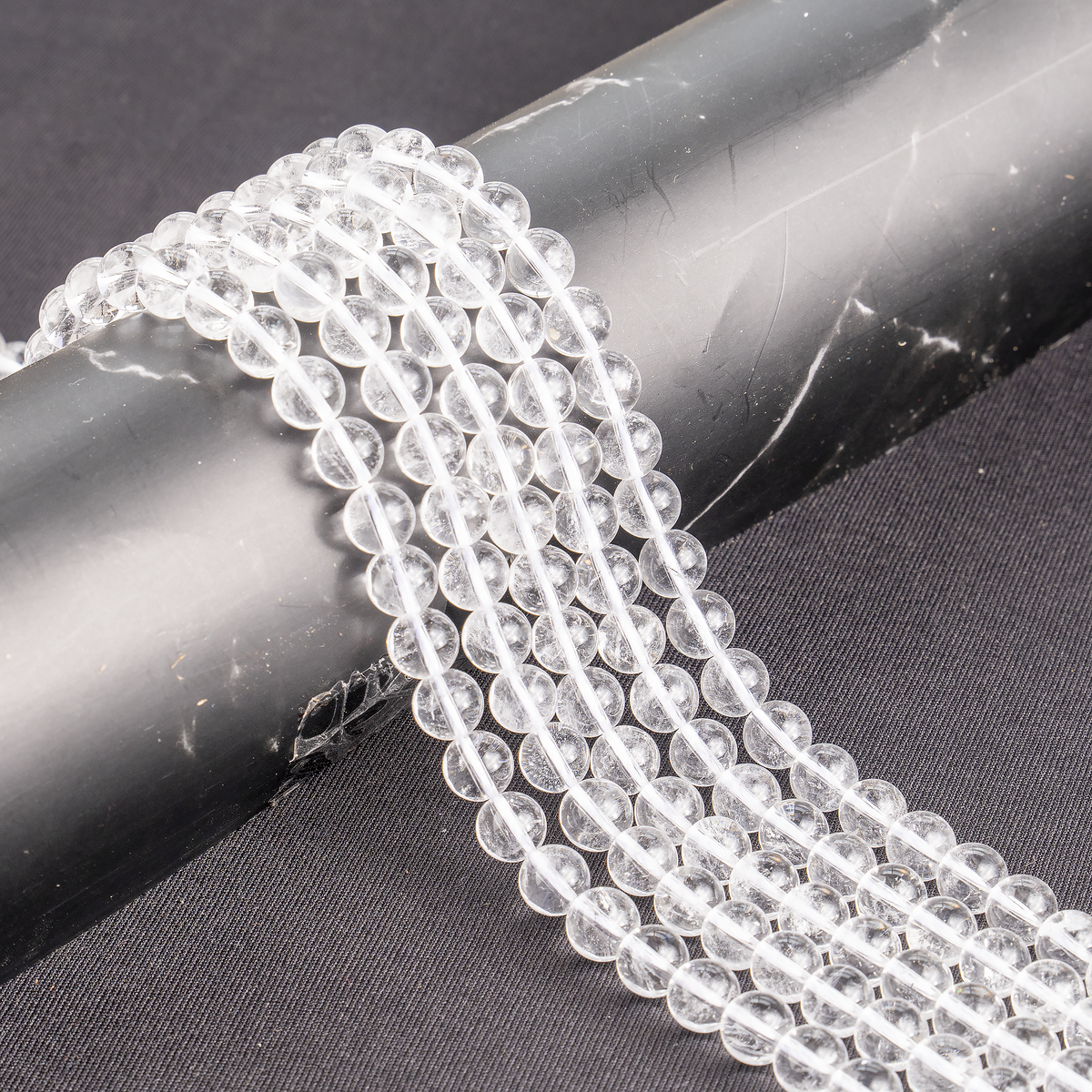 Crystal Quartz Beads, Natural Round Crystal Beads 4mm to 16mm.  DestGlow