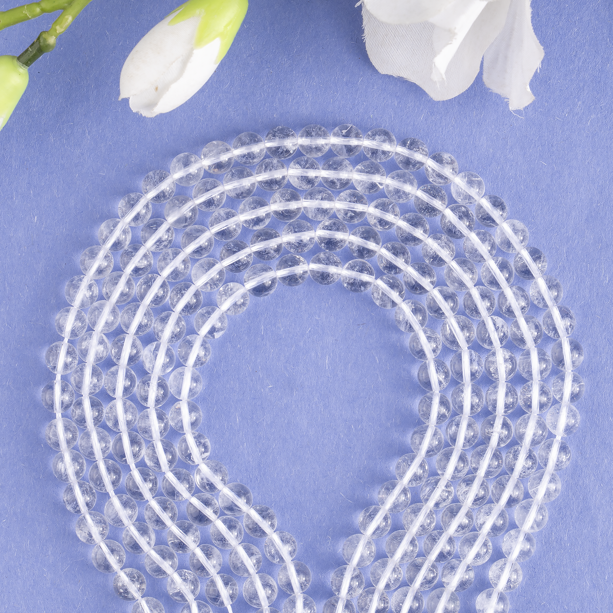 Crystal Quartz Beads, Natural Round Crystal Beads 4mm to 16mm.  DestGlow
