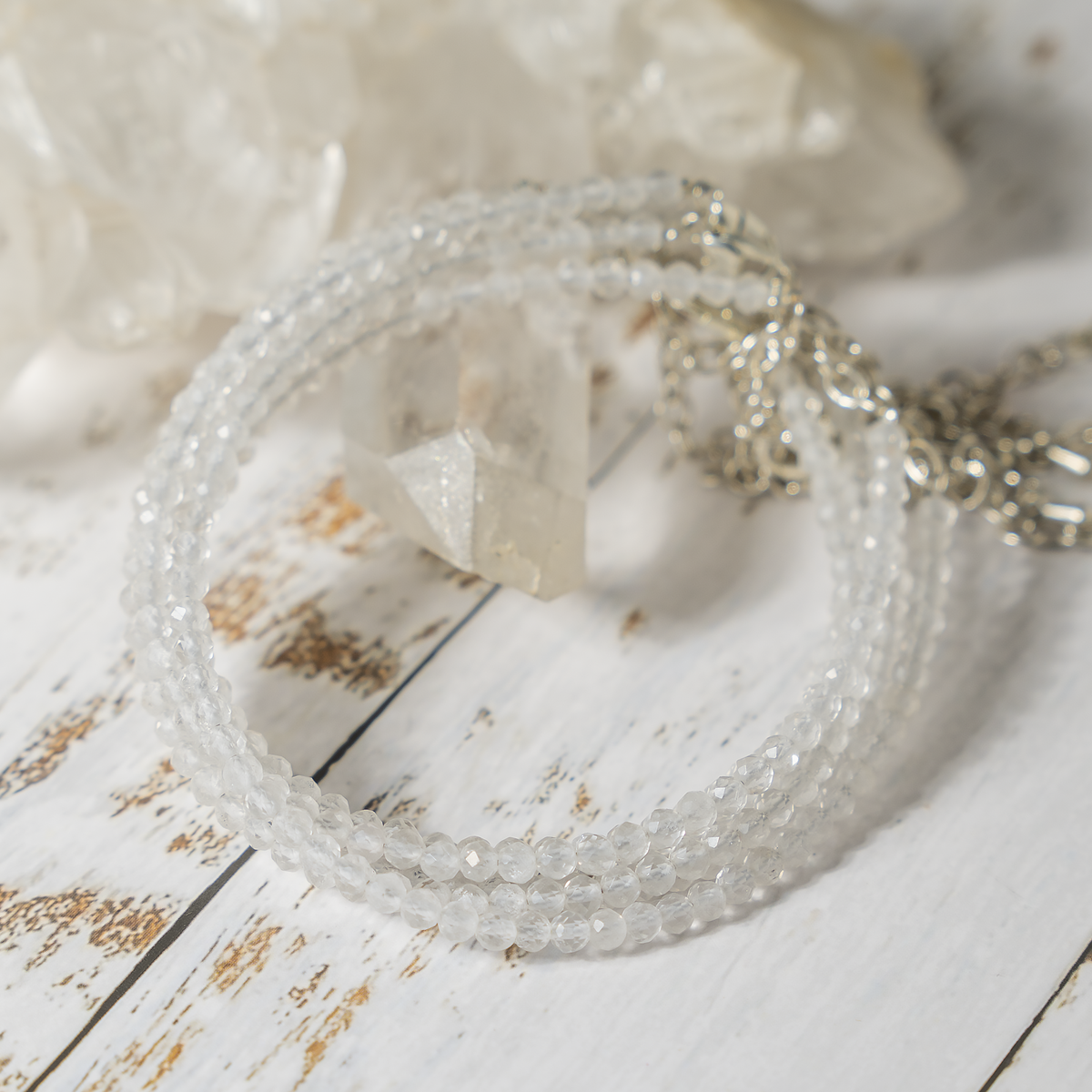 Clear Quartz Anklet – Natural Crystal Healing &amp; Energy Jewelry