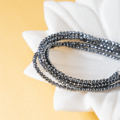 Hematite Crystal anklet for Healing, Protection &amp; Grounding – Natural  DestGlow
