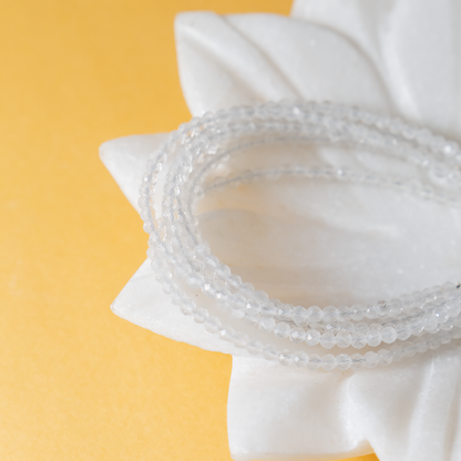 Clear Quartz Anklet – Natural Crystal Healing &amp; Energy Jewelry  DestGlow