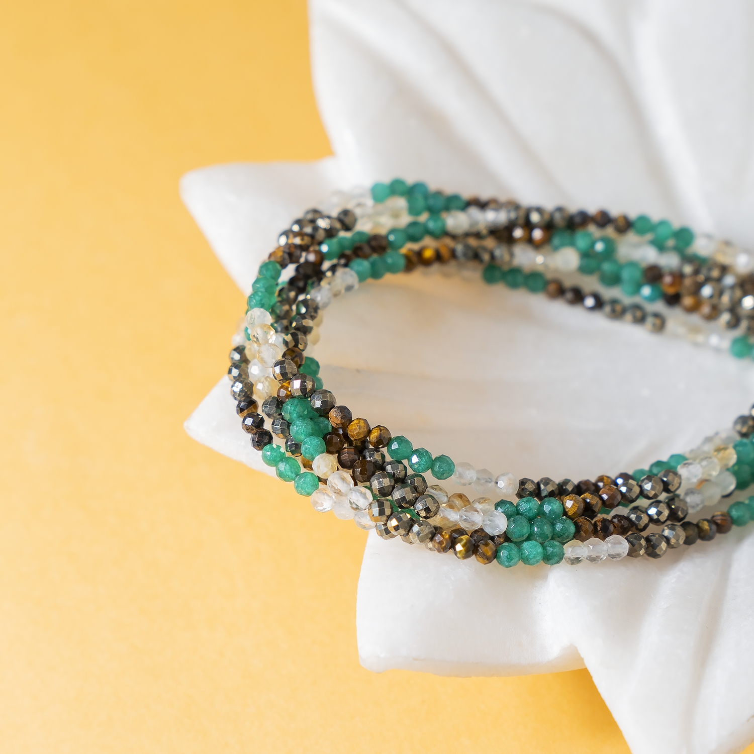 Money Magnet Crystal anklet for Healing, Protection &amp; Grounding – Natural
