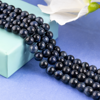 Blue Tiger Eye Beads, Natural Round Crystal Beads 6mm to 12mm  DestGlow