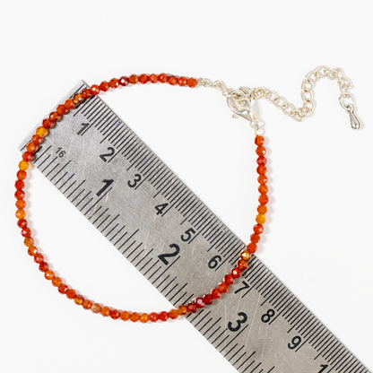 Red Carnelian Crystal anklet for Healing, Protection &amp; Grounding – Natural  DestGlow