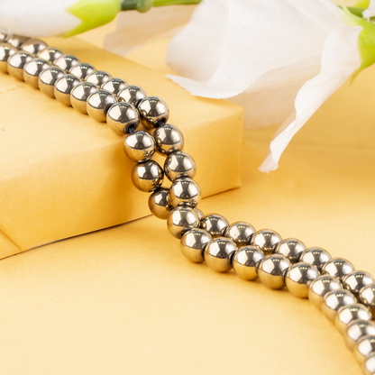 Golden Hematite Beads, Natural Round Crystal Beads 6mm to 10mm
