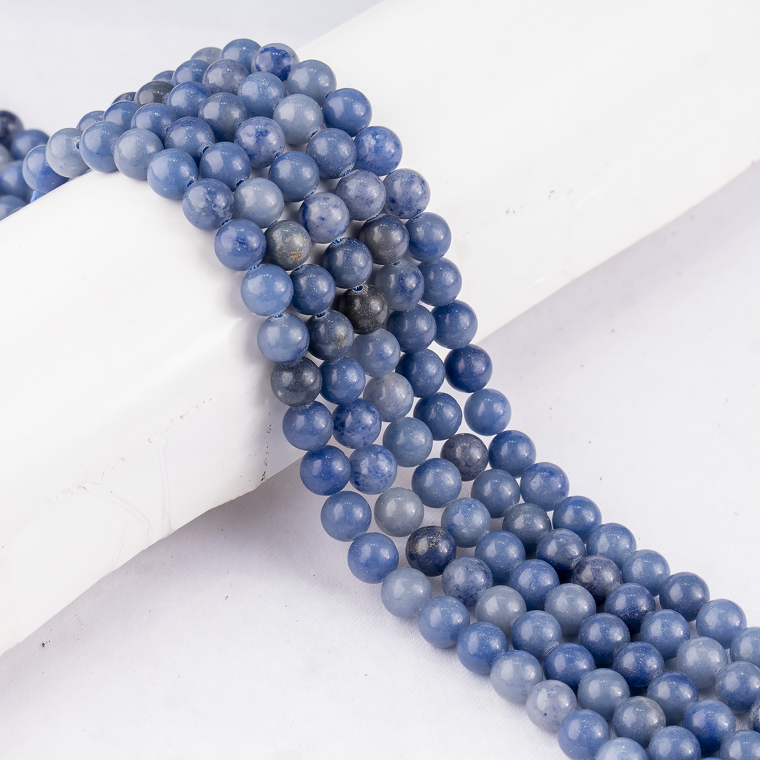 Blue Aventurine Beads, Natural Round Crystal Beads 4mm to 12mm  DestGlow