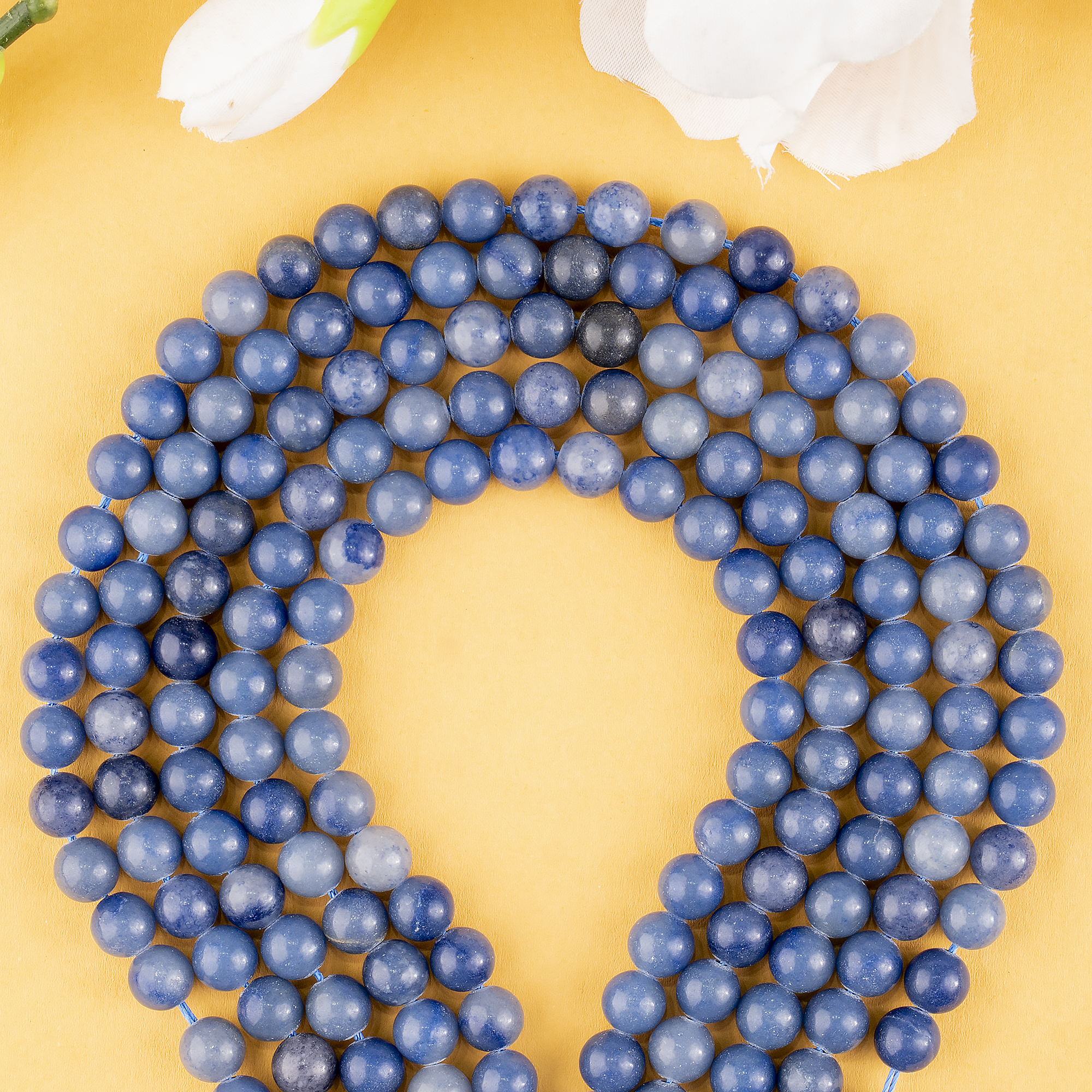 Blue Aventurine Beads, Natural Round Crystal Beads 4mm to 12mm  DestGlow