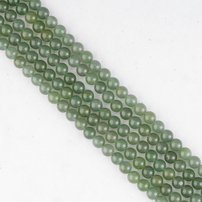 Green Aventurine Beads, Natural Round Crystal Beads 4mm to 12mm  DestGlow