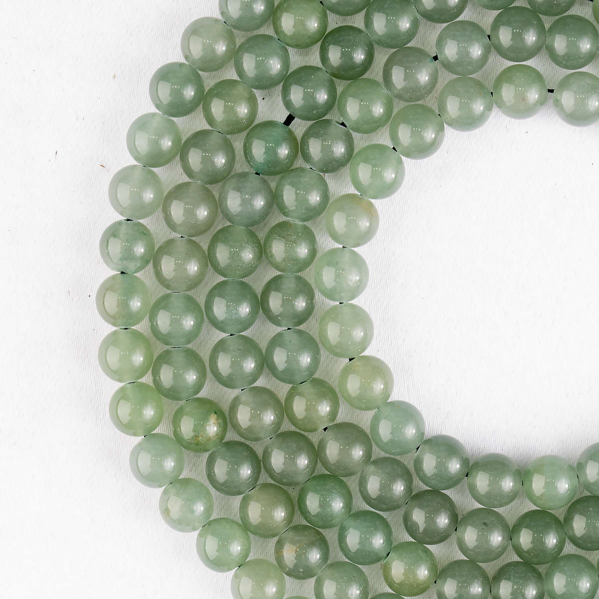Green Aventurine Beads, Natural Round Crystal Beads 4mm to 12mm  DestGlow