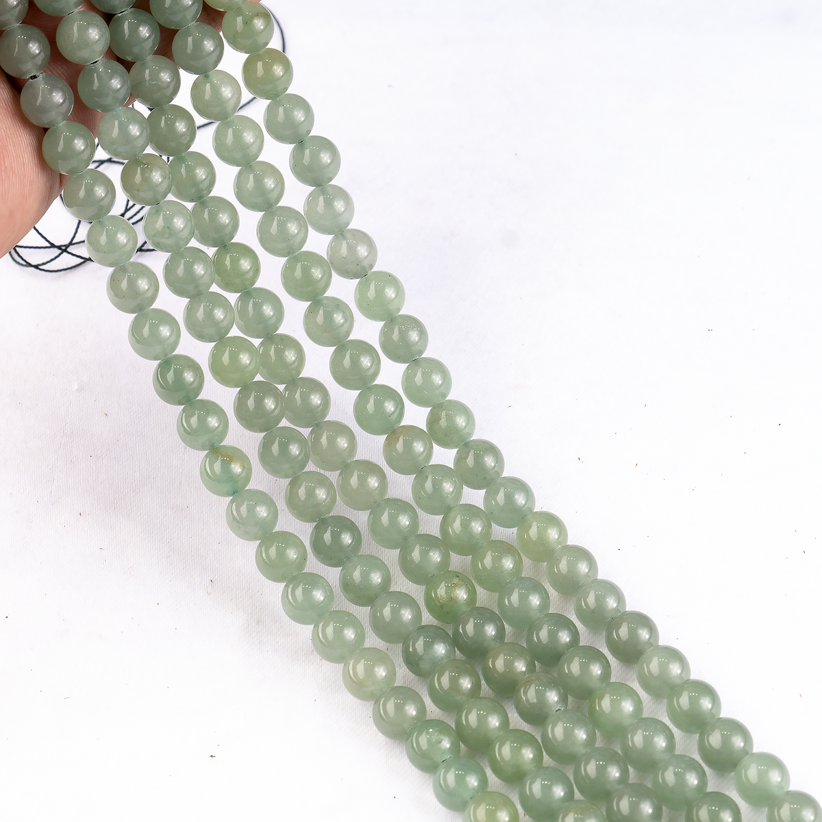 Green Aventurine Beads, Natural Round Crystal Beads 4mm to 12mm  DestGlow