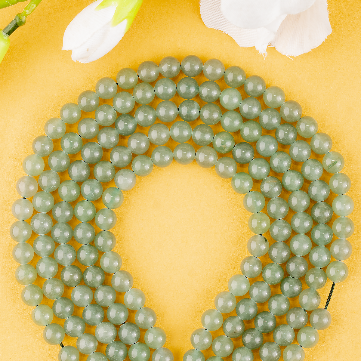 Green Aventurine Beads, Natural Round Crystal Beads 4mm to 12mm  DestGlow