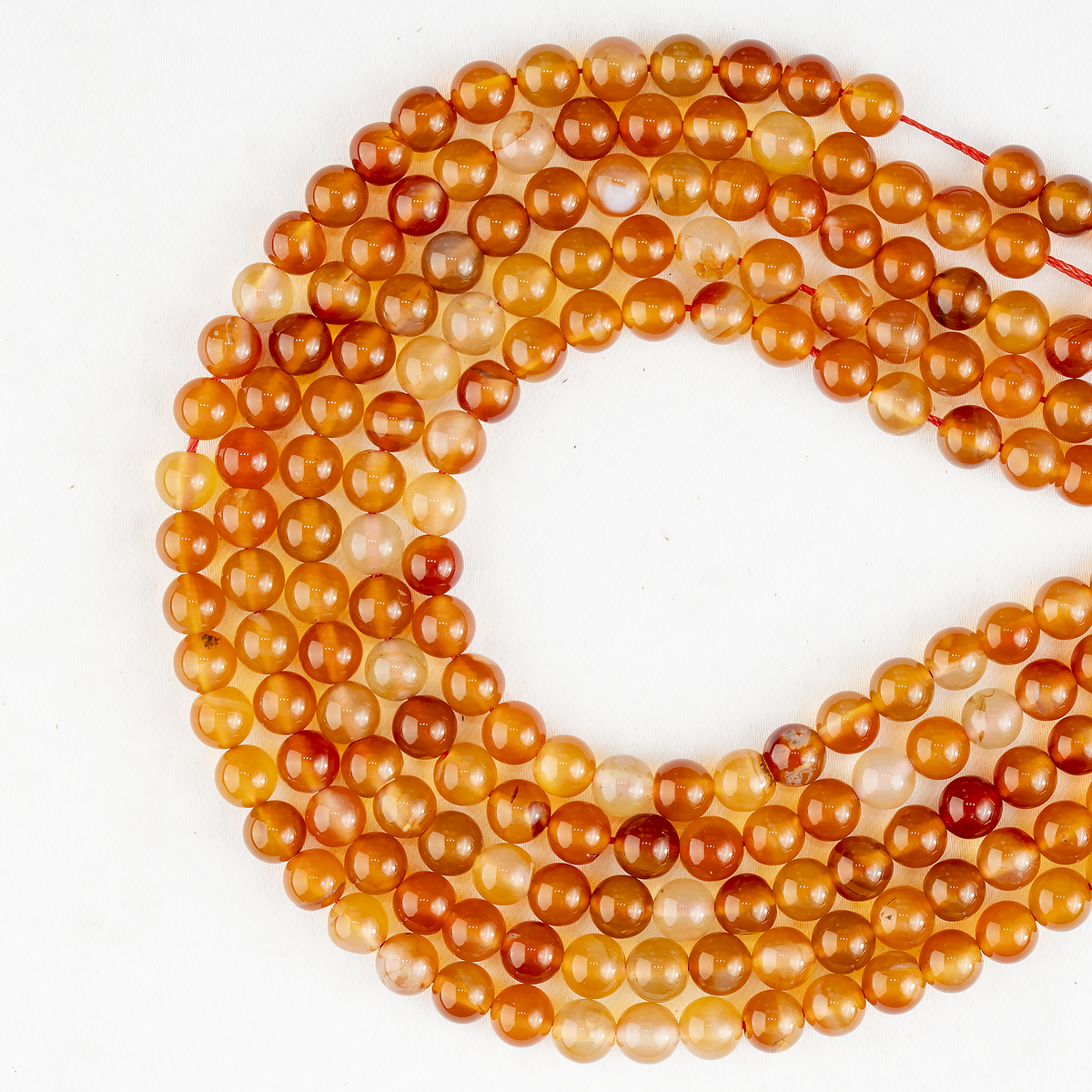 Carnelian Beads, Natural Round Crystal Beads 4mm to 12mm  DestGlow