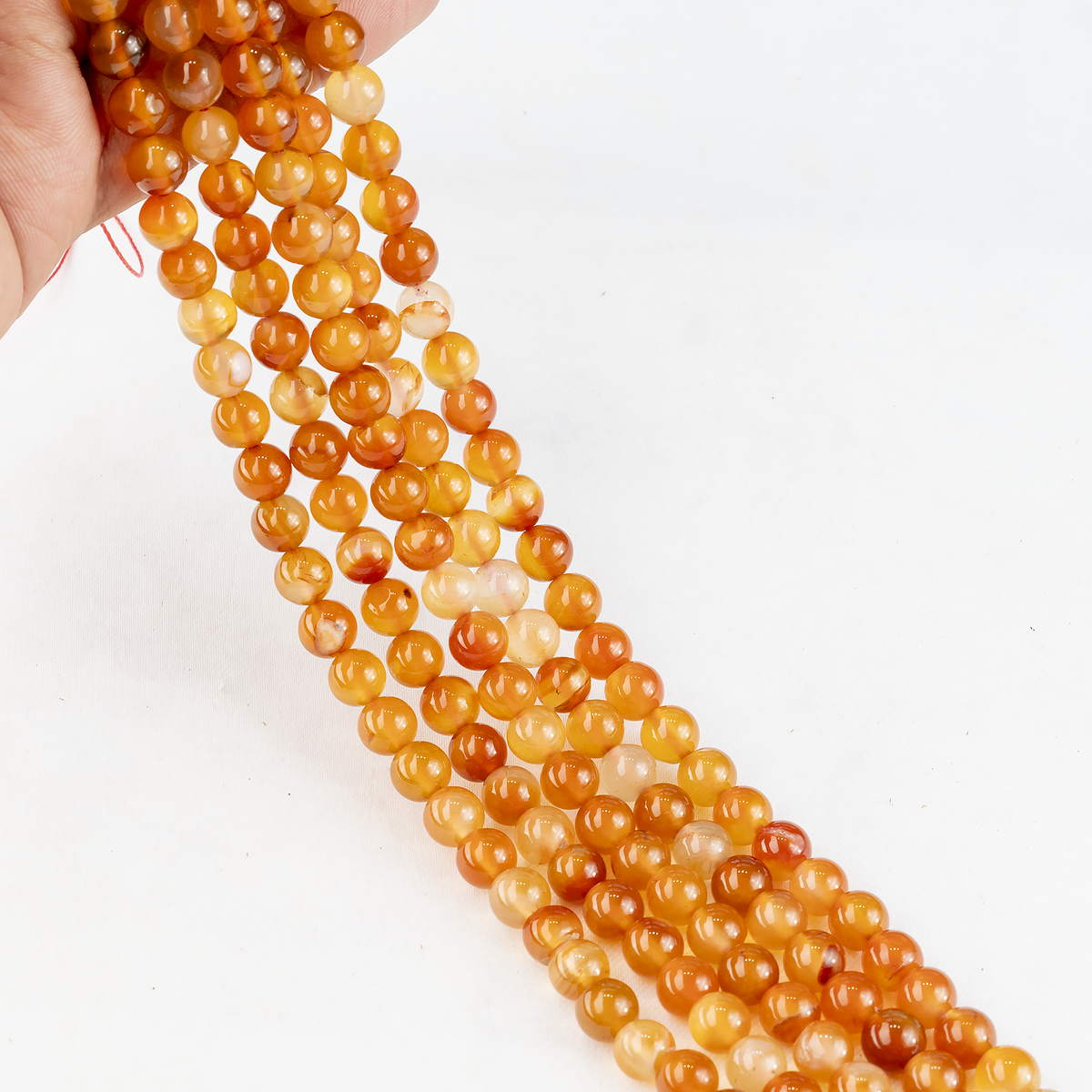 Carnelian Beads, Natural Round Crystal Beads 4mm to 12mm  DestGlow