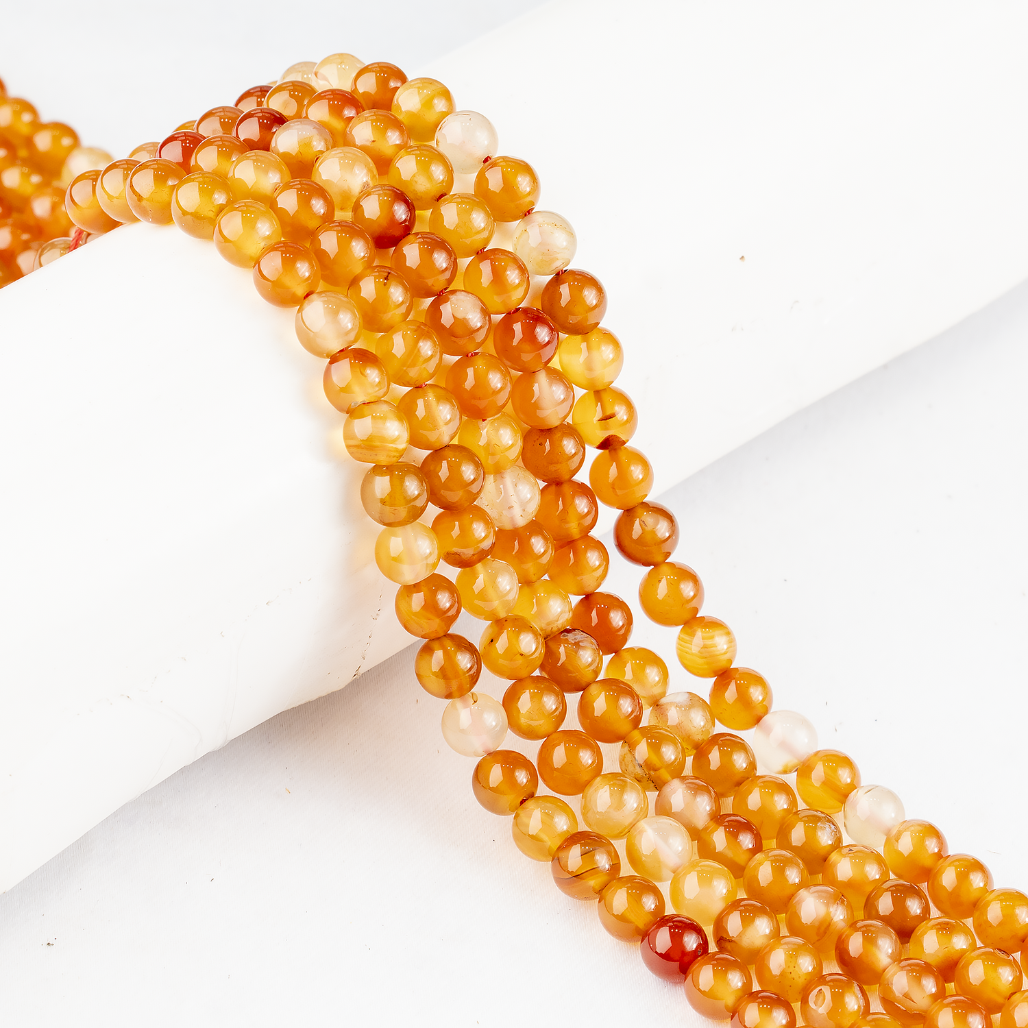 Carnelian Beads, Natural Round Crystal Beads 4mm to 12mm  DestGlow