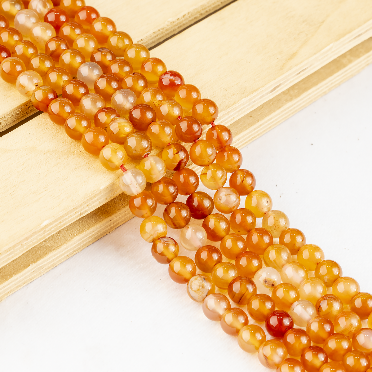 Carnelian Beads, Natural Round Crystal Beads 4mm to 12mm  DestGlow