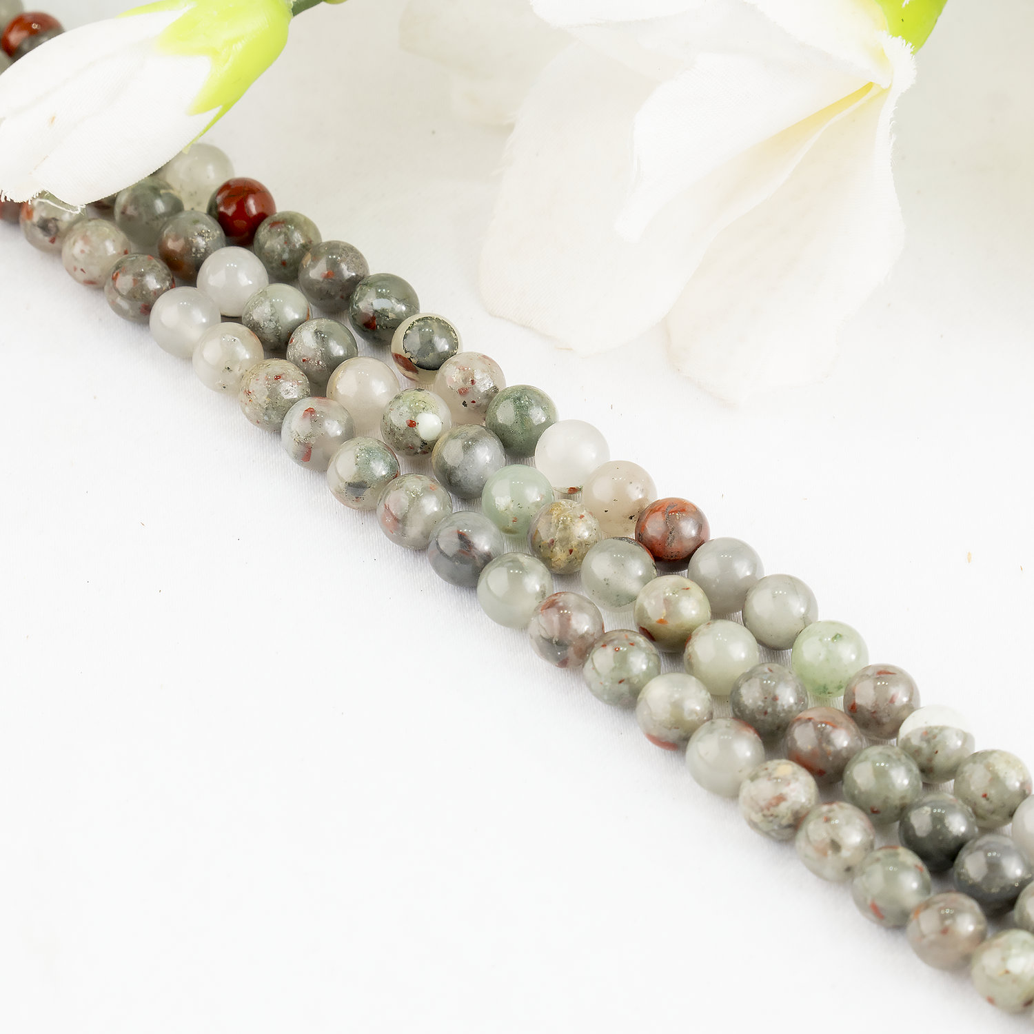 Conglomerate Beads, Natural Round Crystal Beads 4mm to 10mm  DestGlow