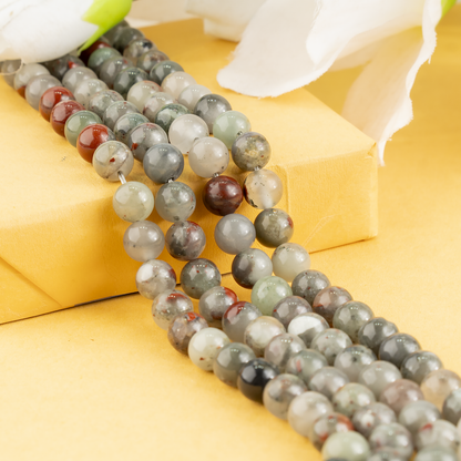 Conglomerate Beads, Natural Round Crystal Beads 4mm to 10mm  DestGlow