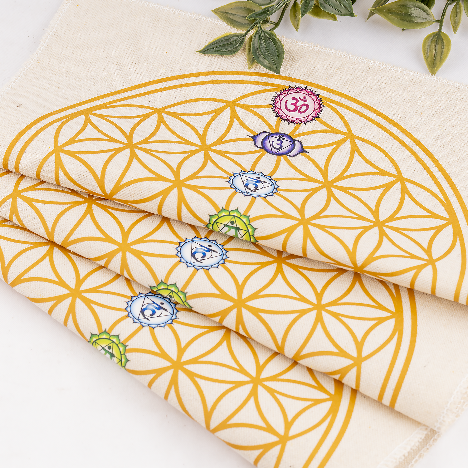 12-Inch Crystal Grid Cloth 7 chakra – Sacred Geometry Altar Mat for Meditation &amp; Reiki  DestGlow