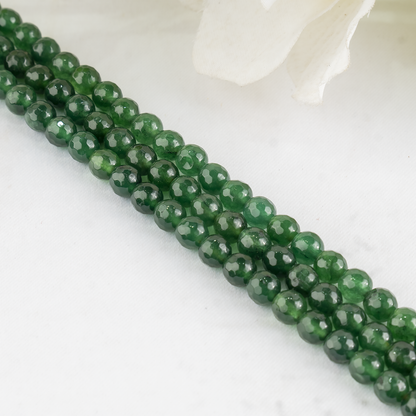 Green Jade Faceted Beads, Crystal Beads for Jewelry  DestGlow