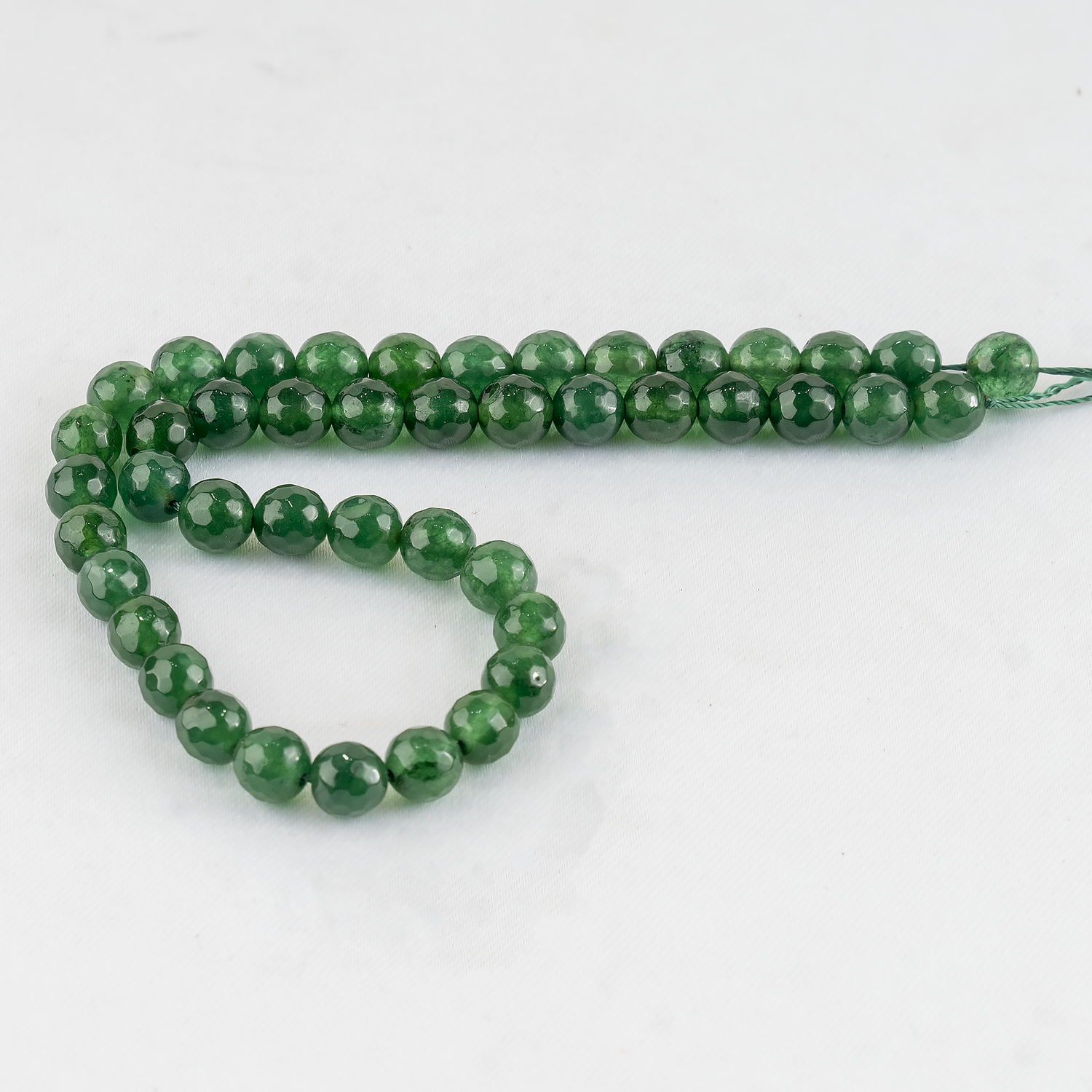 Green Jade Faceted Beads, Crystal Beads for Jewelry  DestGlow