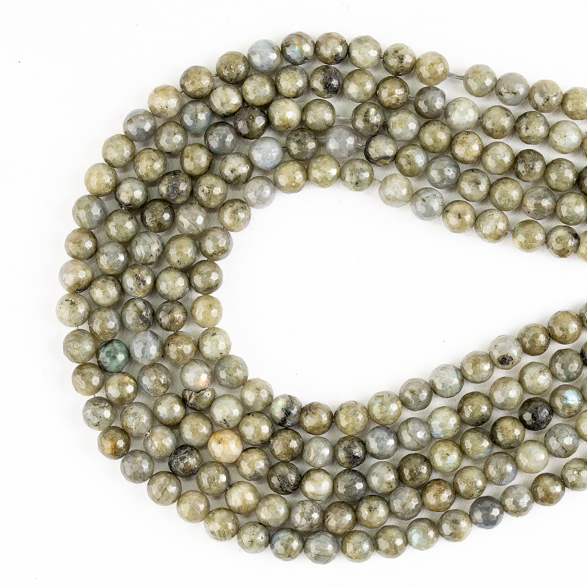 Labradorite Faceted Beads, Crystal Beads for Jewelry.  DestGlow