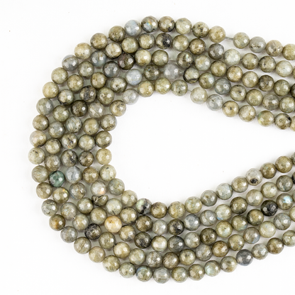 Labradorite Faceted Beads, Crystal Beads for Jewelry.  DestGlow