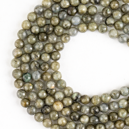 Labradorite Faceted Beads, Crystal Beads for Jewelry.  DestGlow