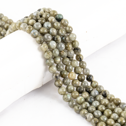 Labradorite Faceted Beads, Crystal Beads for Jewelry.  DestGlow