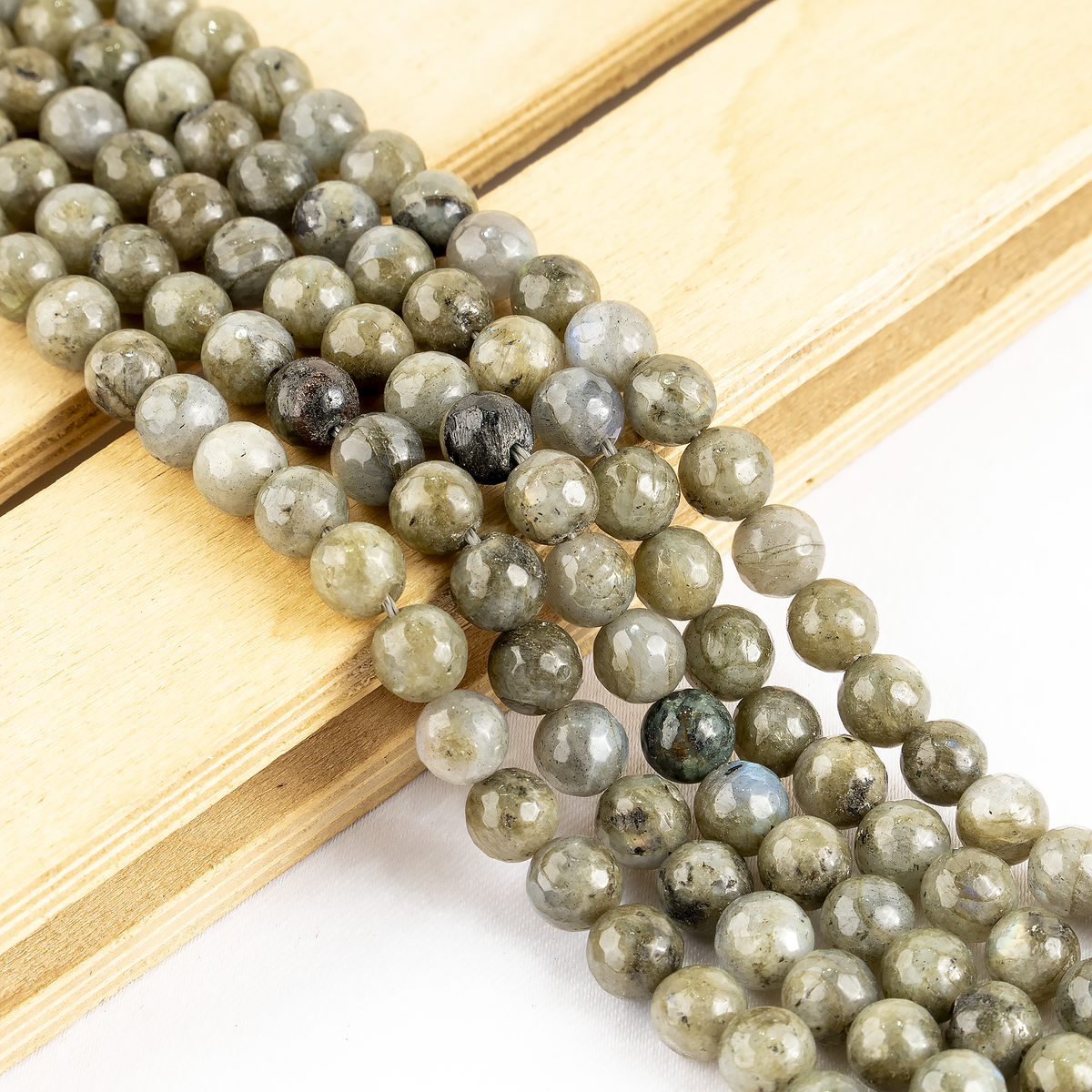 Labradorite Faceted Beads, Crystal Beads for Jewelry.  DestGlow