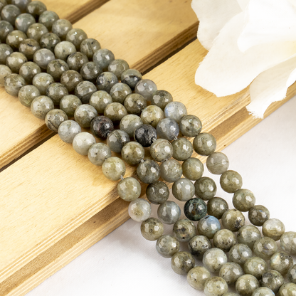 Labradorite Faceted Beads, Crystal Beads for Jewelry.  DestGlow