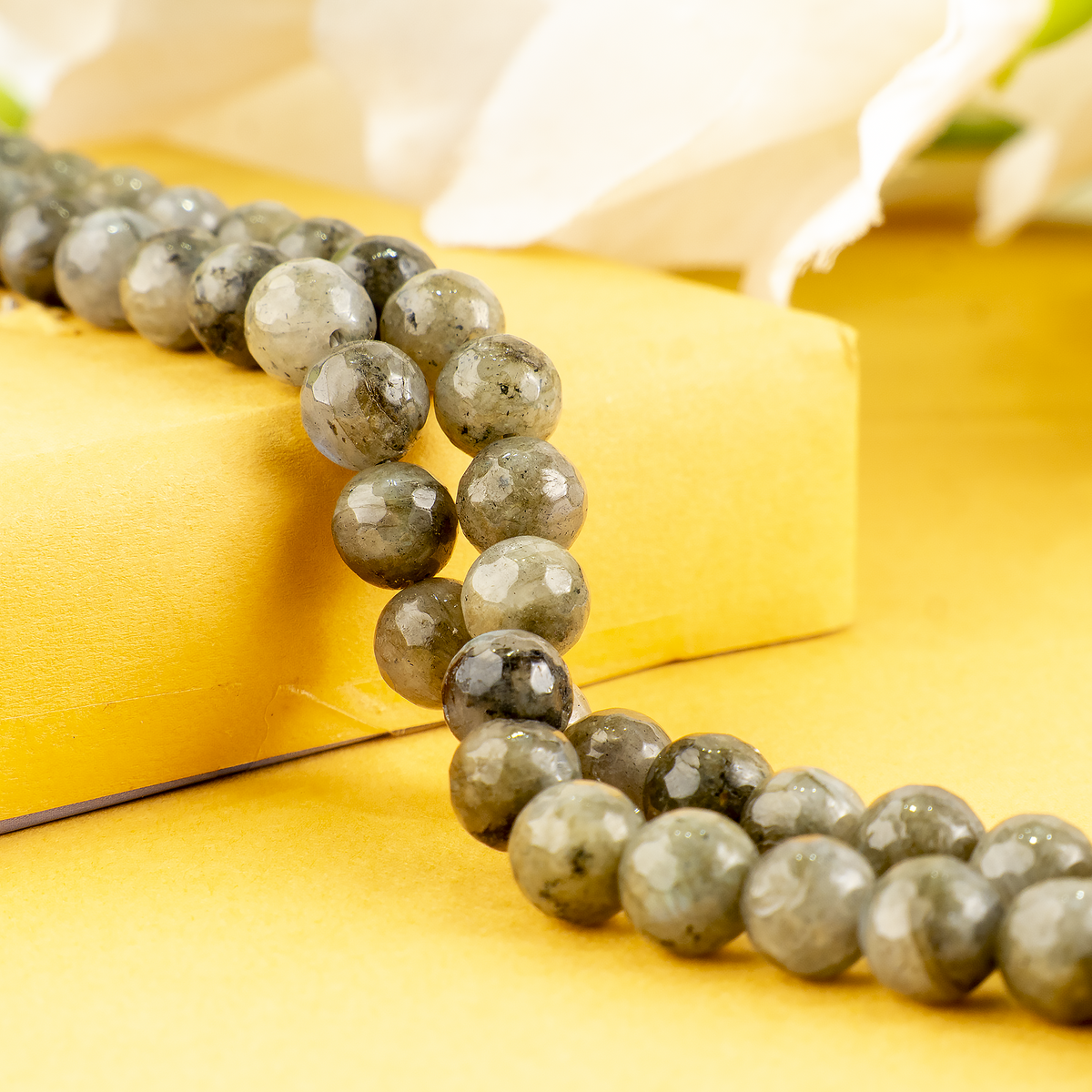 Labradorite Faceted Beads, Crystal Beads for Jewelry.  DestGlow