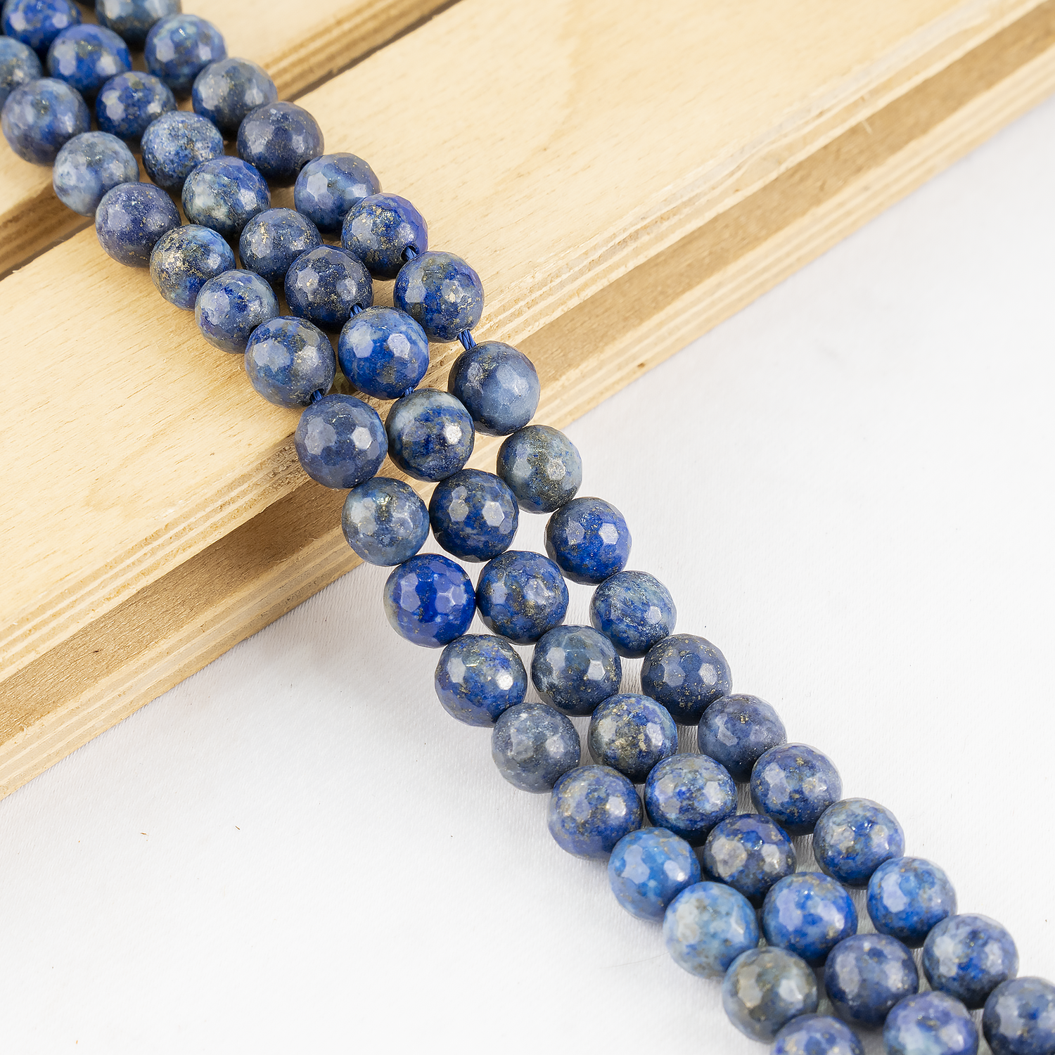 Lapis Lazuli Faceted Beads, Crystal Beads for Jewelry.  DestGlow