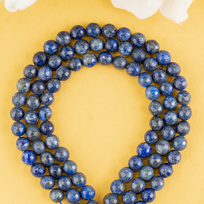 Lapis Lazuli Faceted Beads, Crystal Beads for Jewelry.  DestGlow