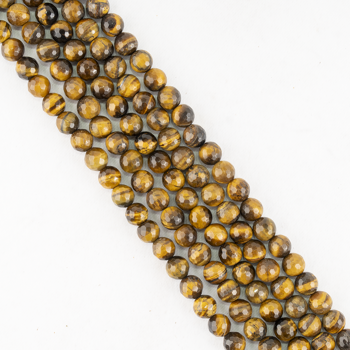Tiger eye Faceted Beads, Crystal Beads for Jewelry.  DestGlow