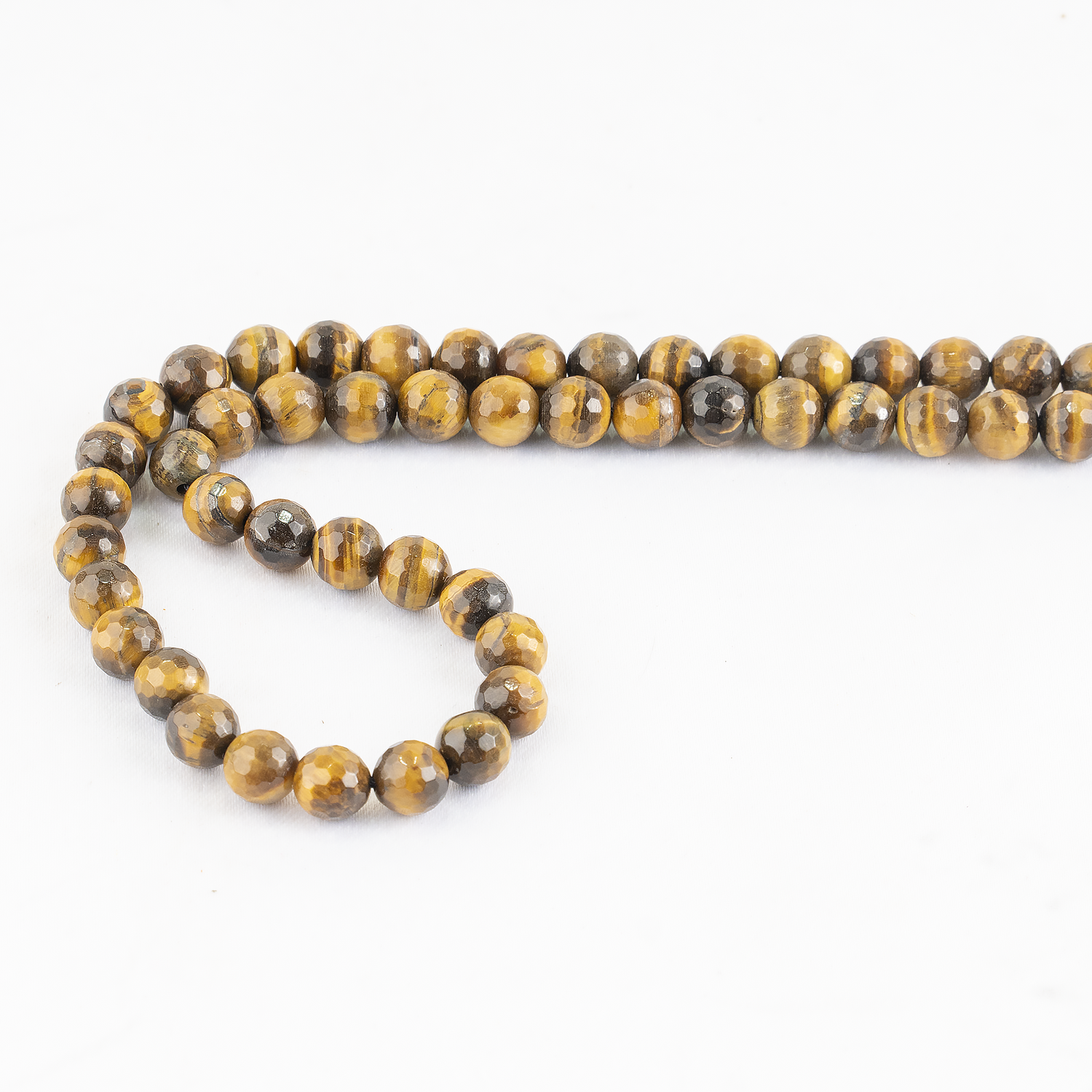 Tiger eye Faceted Beads, Crystal Beads for Jewelry.  DestGlow