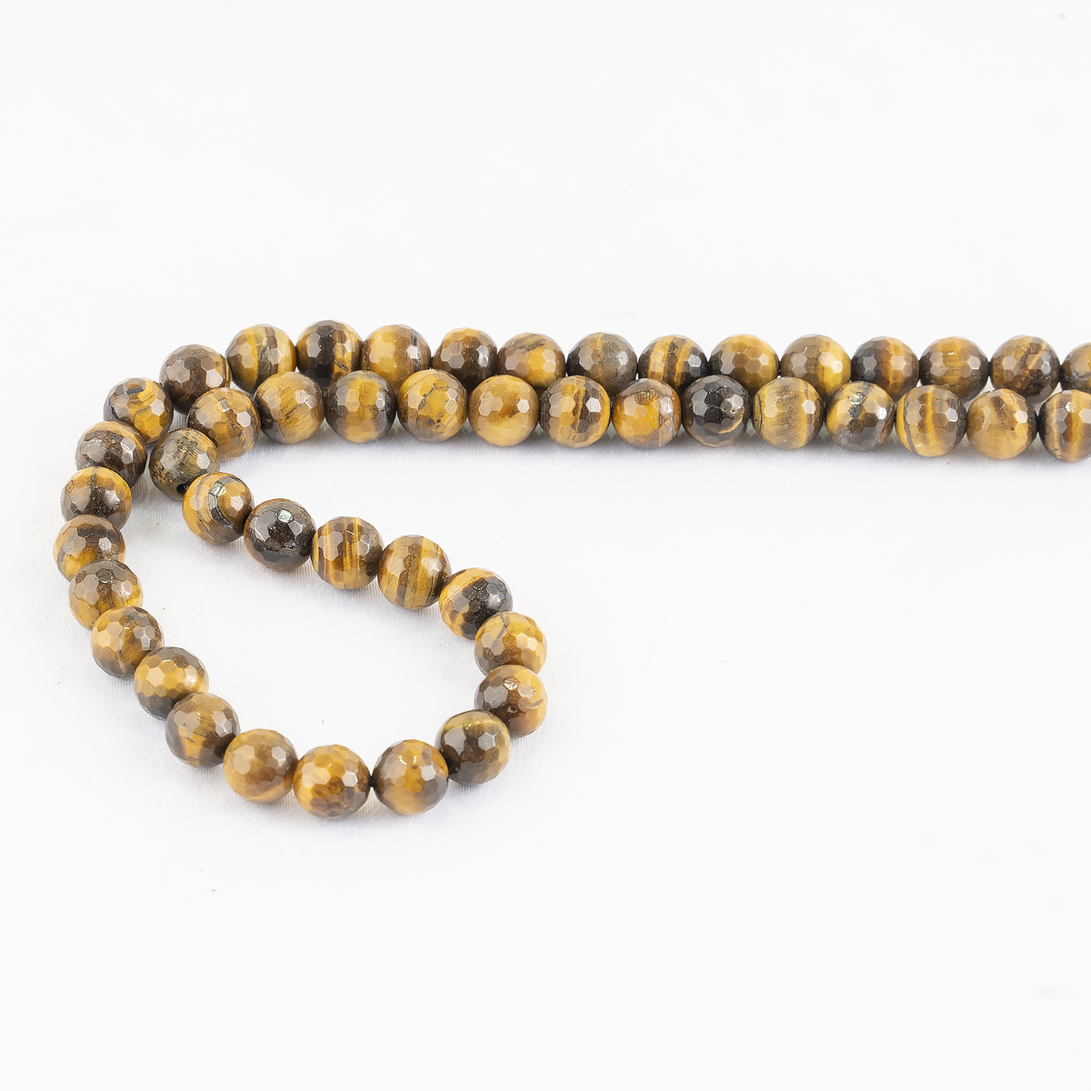 Tiger eye Faceted Beads, Crystal Beads for Jewelry.  DestGlow
